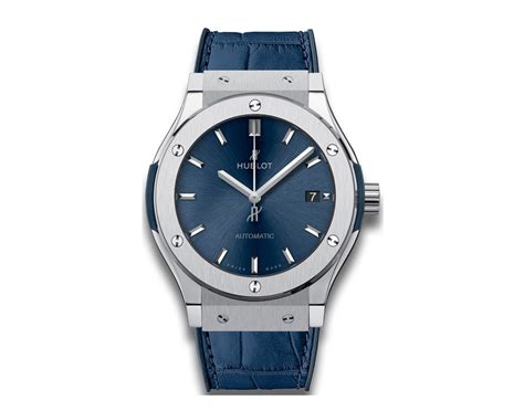 hublot classic fusion blue titanium 511.nx.7170.lr|Classic Fusion Chronograph Titanium Blue 45 mm .